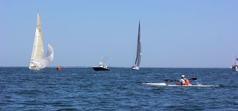 Dana and the 12-meter regatta off Edgartown